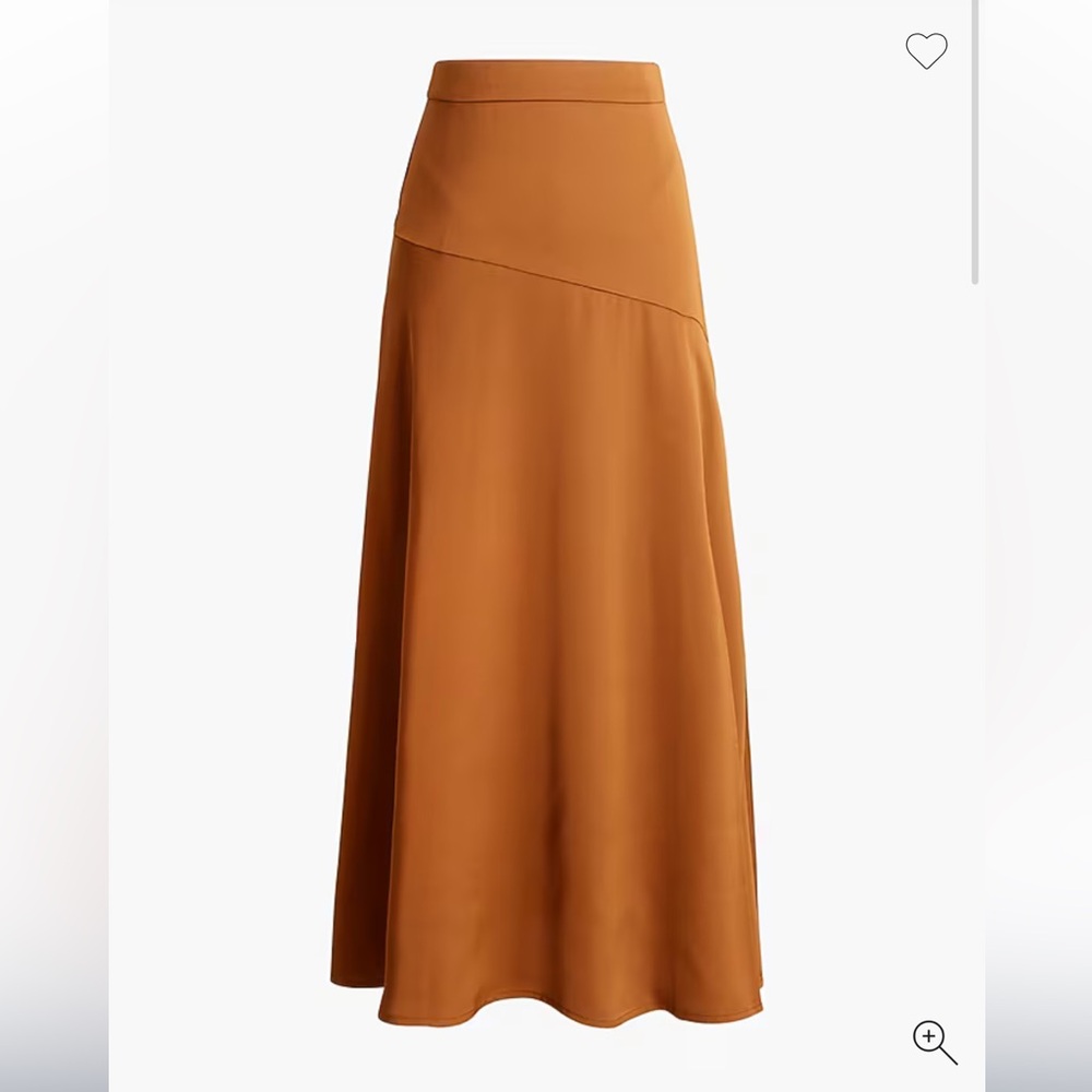 JCrew Midi slip skirt with slit